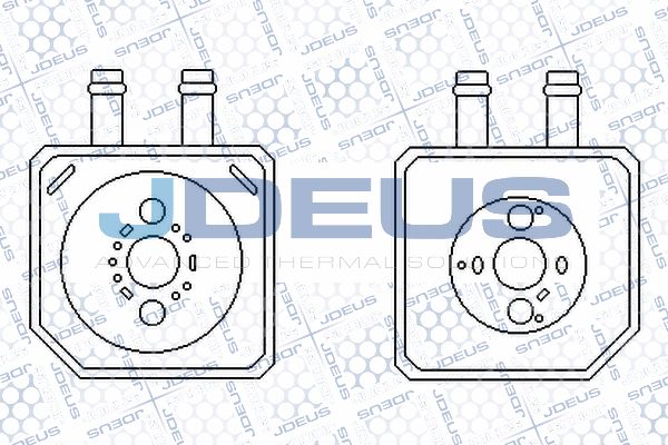 JDEUS Eļļas radiators, Motoreļļa 401M20A