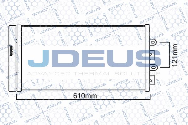 JDEUS Конденсатор, кондиционер 711M63