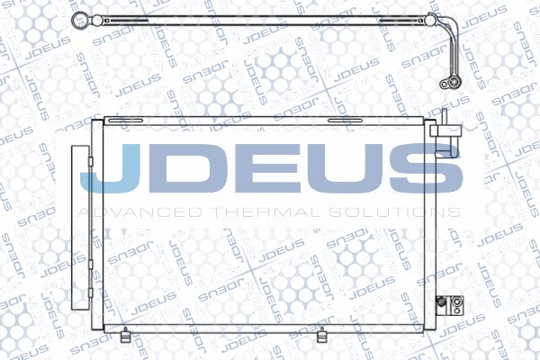 JDEUS Конденсатор, кондиционер 712M35