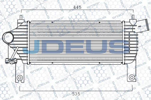 JDEUS Интеркулер 819M61A