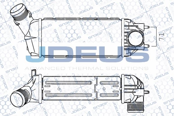 JDEUS Интеркулер 821M09A