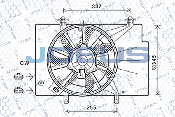 JDEUS Ventilators, Motora dzesēšanas sistēma EV12M360