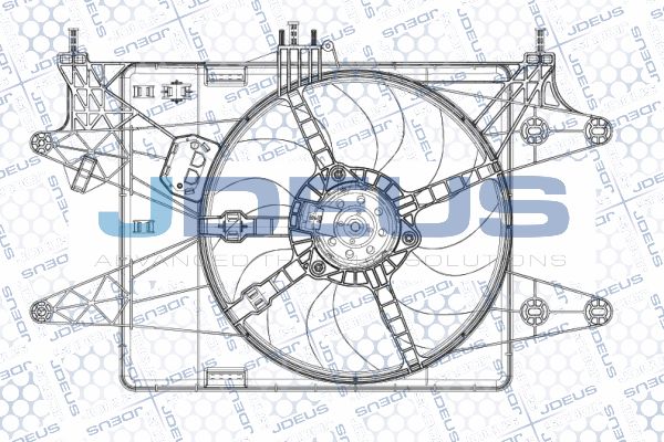 JDEUS Ventilators, Motora dzesēšanas sistēma EV874910