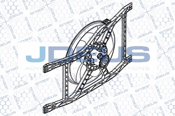 JDEUS Вентилятор, охлаждение двигателя EV879610