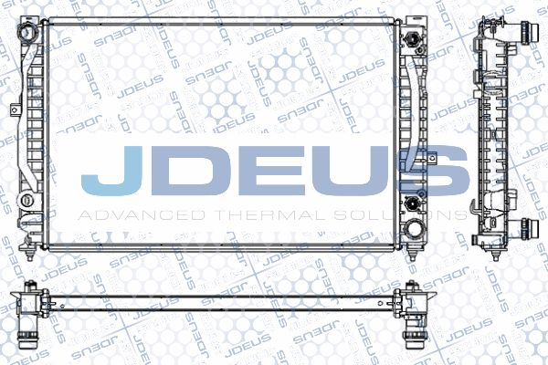 JDEUS Радиатор, охлаждение двигателя RA0010220