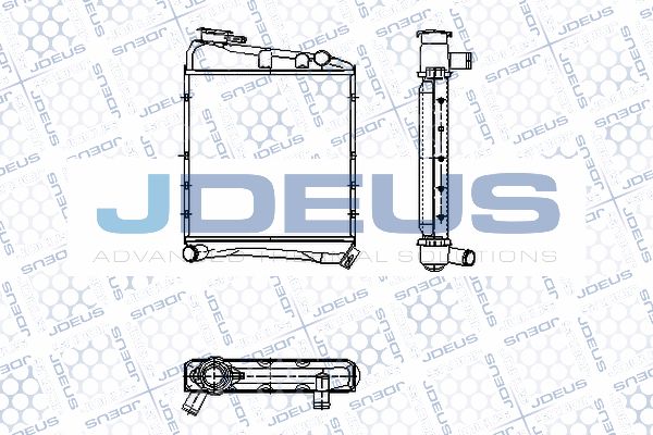 JDEUS Радиатор, охлаждение двигателя RA0020400