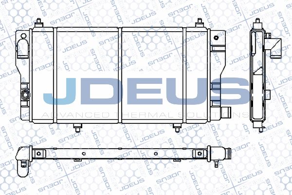 JDEUS Radiators, Motora dzesēšanas sistēma RA0070020
