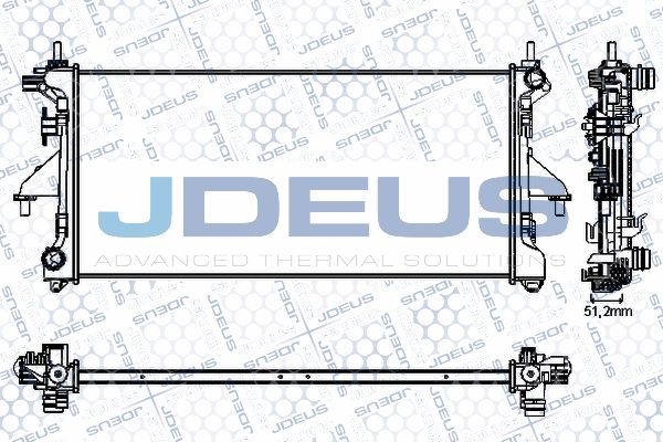 JDEUS Radiators, Motora dzesēšanas sistēma RA0070220