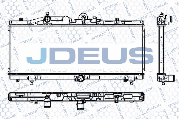 JDEUS Радиатор, охлаждение двигателя RA0110460