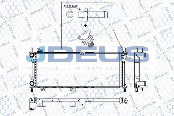 JDEUS Radiators, Motora dzesēšanas sistēma RA0110880