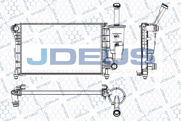 JDEUS Радиатор, охлаждение двигателя RA0111030