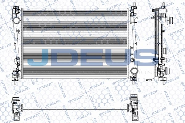 JDEUS Radiators, Motora dzesēšanas sistēma RA0111161