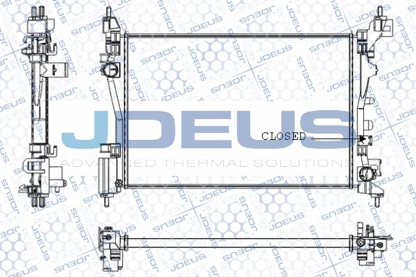 JDEUS Radiators, Motora dzesēšanas sistēma RA0111190