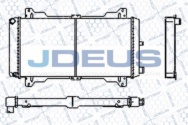JDEUS Radiators, Motora dzesēšanas sistēma RA0120040