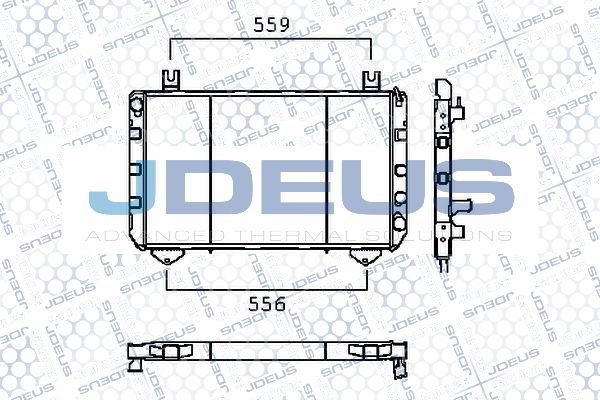 JDEUS Radiators, Motora dzesēšanas sistēma RA0120201