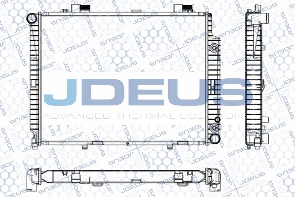 JDEUS Радиатор, охлаждение двигателя RA0170650