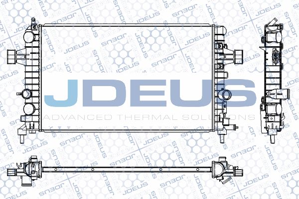 JDEUS Радиатор, охлаждение двигателя RA0200990