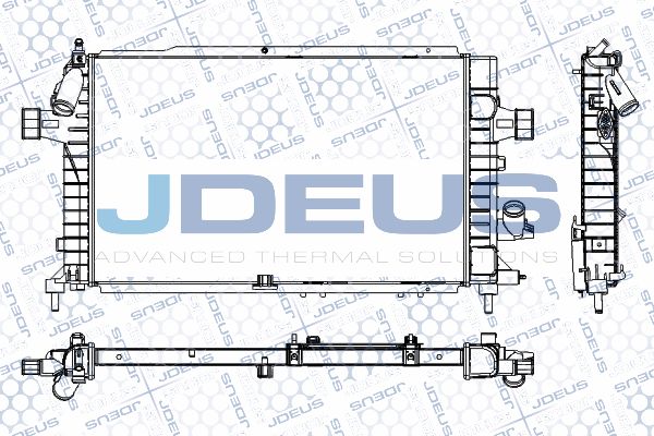 JDEUS Радиатор, охлаждение двигателя RA0201010