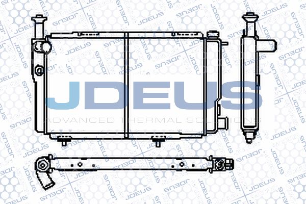 JDEUS Radiators, Motora dzesēšanas sistēma RA0210050