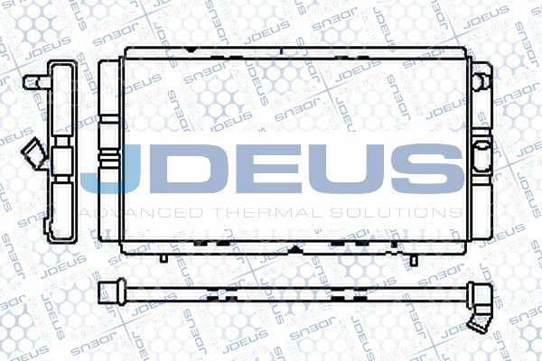 JDEUS Радиатор, охлаждение двигателя RA0230300