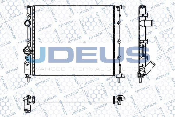 JDEUS Радиатор, охлаждение двигателя RA0230550