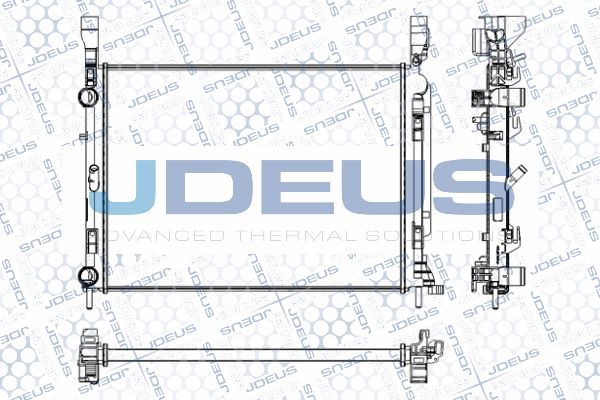 JDEUS Радиатор, охлаждение двигателя RA0231080