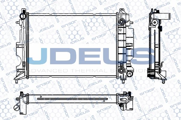 JDEUS Radiators, Motora dzesēšanas sistēma RA0240180