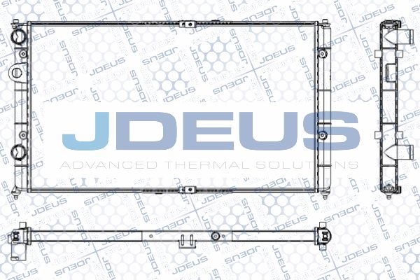 JDEUS Радиатор, охлаждение двигателя RA0250070