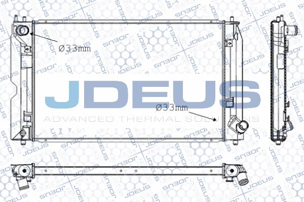 JDEUS Radiators, Motora dzesēšanas sistēma RA0280190