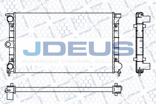 JDEUS Радиатор, охлаждение двигателя RA0300111