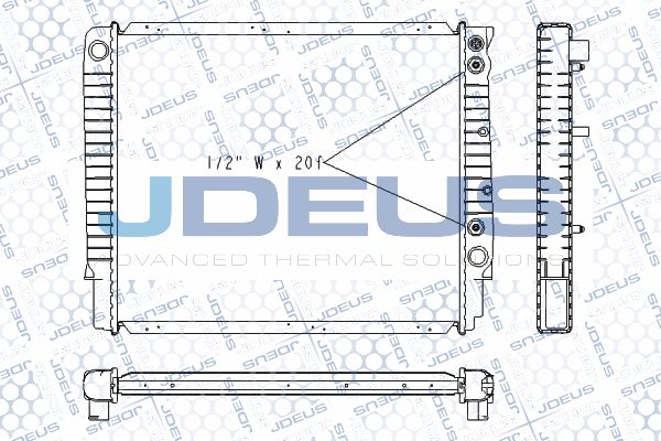 JDEUS Radiators, Motora dzesēšanas sistēma RA0310270