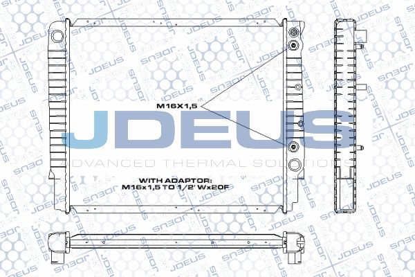 JDEUS Radiators, Motora dzesēšanas sistēma RA0310520