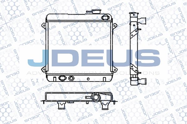 JDEUS Radiators, Motora dzesēšanas sistēma RA0370000