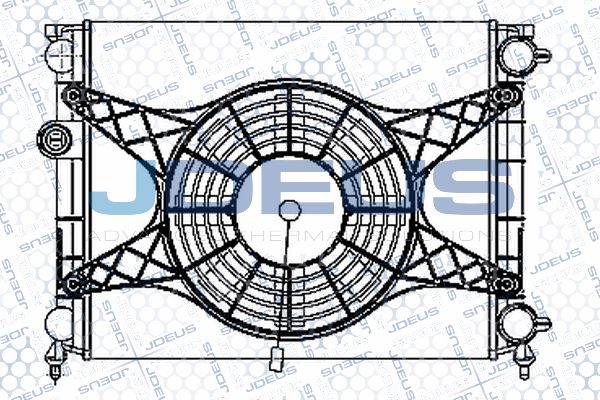 JDEUS Radiators, Motora dzesēšanas sistēma RA0390041
