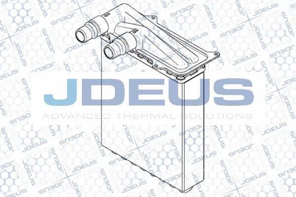 JDEUS Теплообменник, отопление салона RA2230790