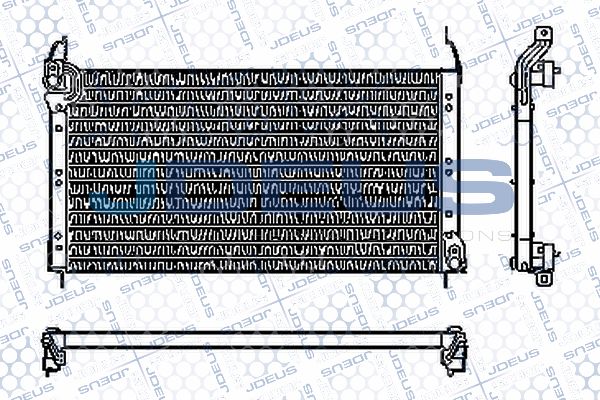 JDEUS Конденсатор, кондиционер RA7110430