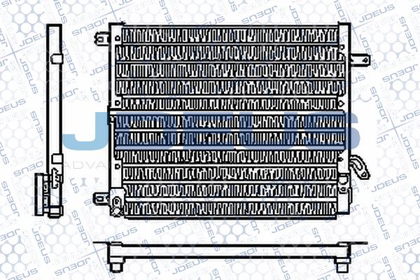 JDEUS Конденсатор, кондиционер RA7360020