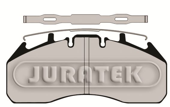 JURATEK Комплект тормозных колодок, дисковый тормоз JCP006