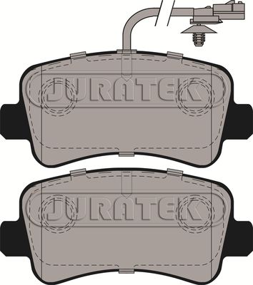 JURATEK Комплект тормозных колодок, дисковый тормоз JCP074