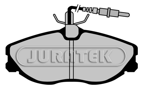 JURATEK Комплект тормозных колодок, дисковый тормоз JCP1063