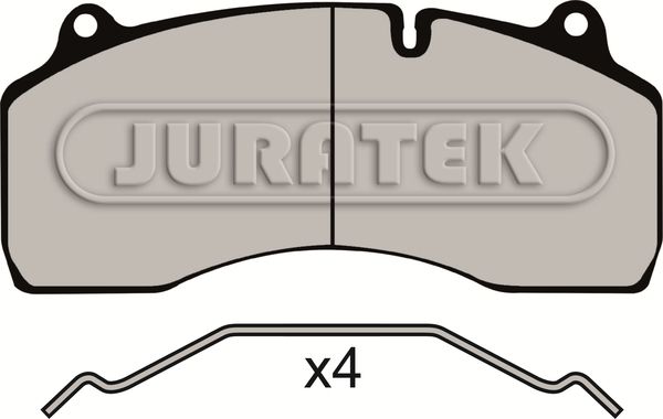 JURATEK Комплект тормозных колодок, дисковый тормоз JCP119