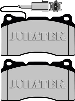 JURATEK Комплект тормозных колодок, дисковый тормоз JCP1334