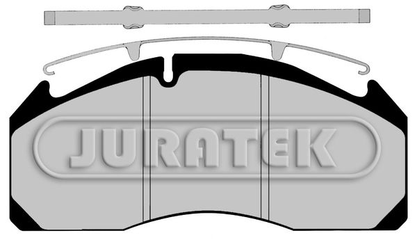 JURATEK Комплект тормозных колодок, дисковый тормоз JCP1388