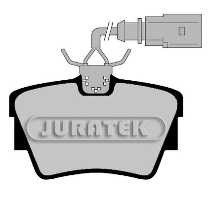 JURATEK Комплект тормозных колодок, дисковый тормоз JCP1482