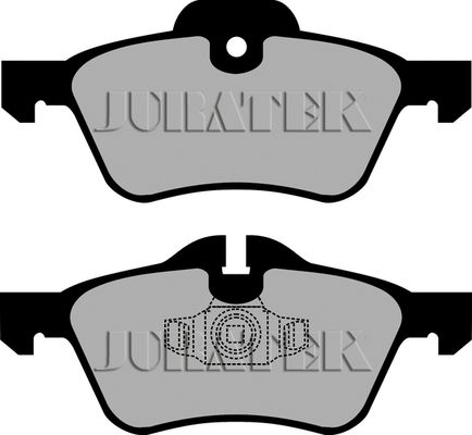 JURATEK Комплект тормозных колодок, дисковый тормоз JCP1499