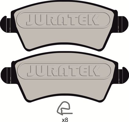 JURATEK Комплект тормозных колодок, дисковый тормоз JCP1599