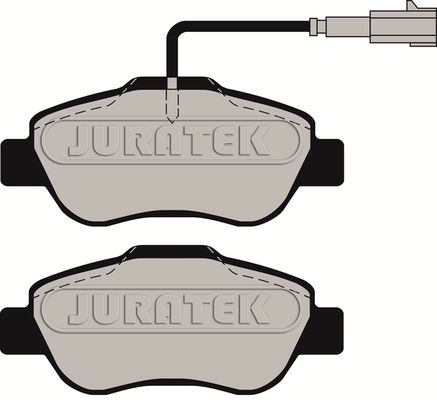 JURATEK Комплект тормозных колодок, дисковый тормоз JCP1652