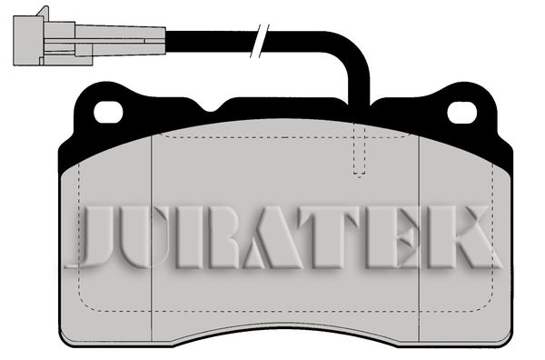 JURATEK Комплект тормозных колодок, дисковый тормоз JCP1663