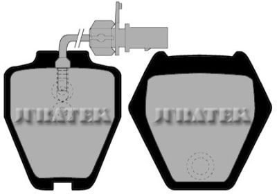 JURATEK Комплект тормозных колодок, дисковый тормоз JCP1709