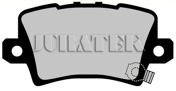 JURATEK Комплект тормозных колодок, дисковый тормоз JCP1862